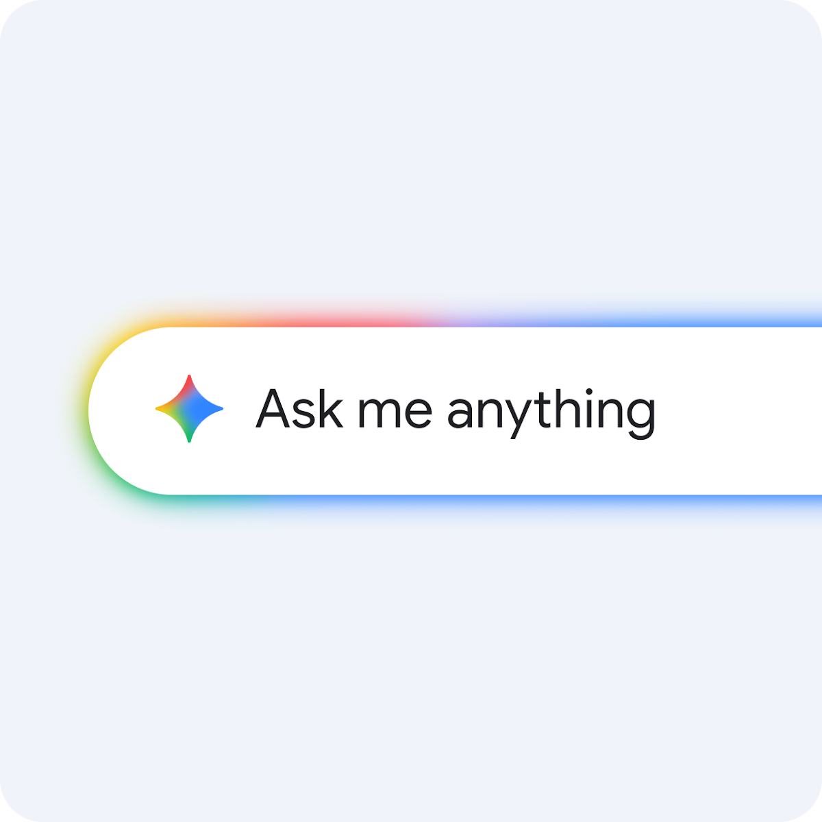 Ask me anything prompt bubble
