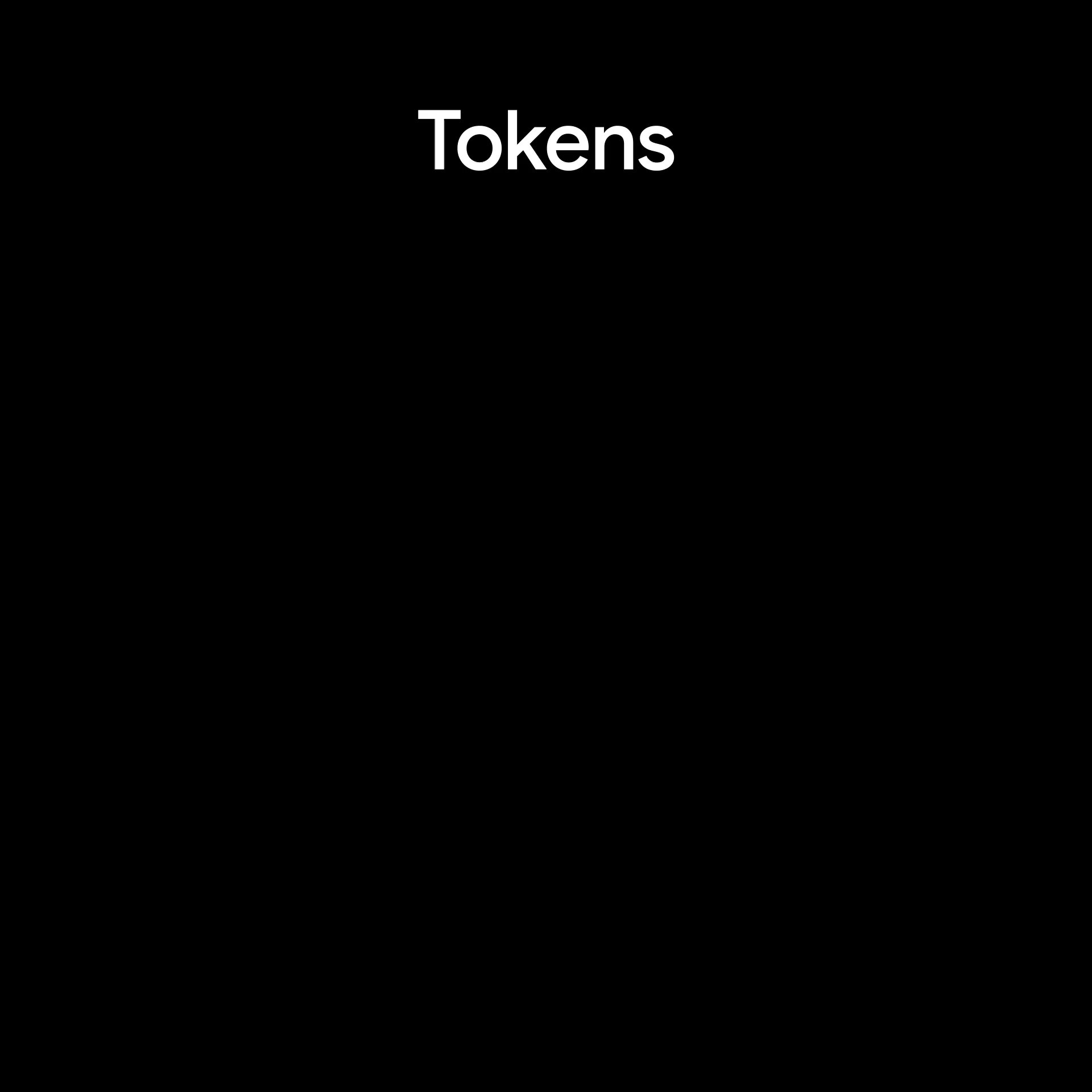 1 million tokens illustration