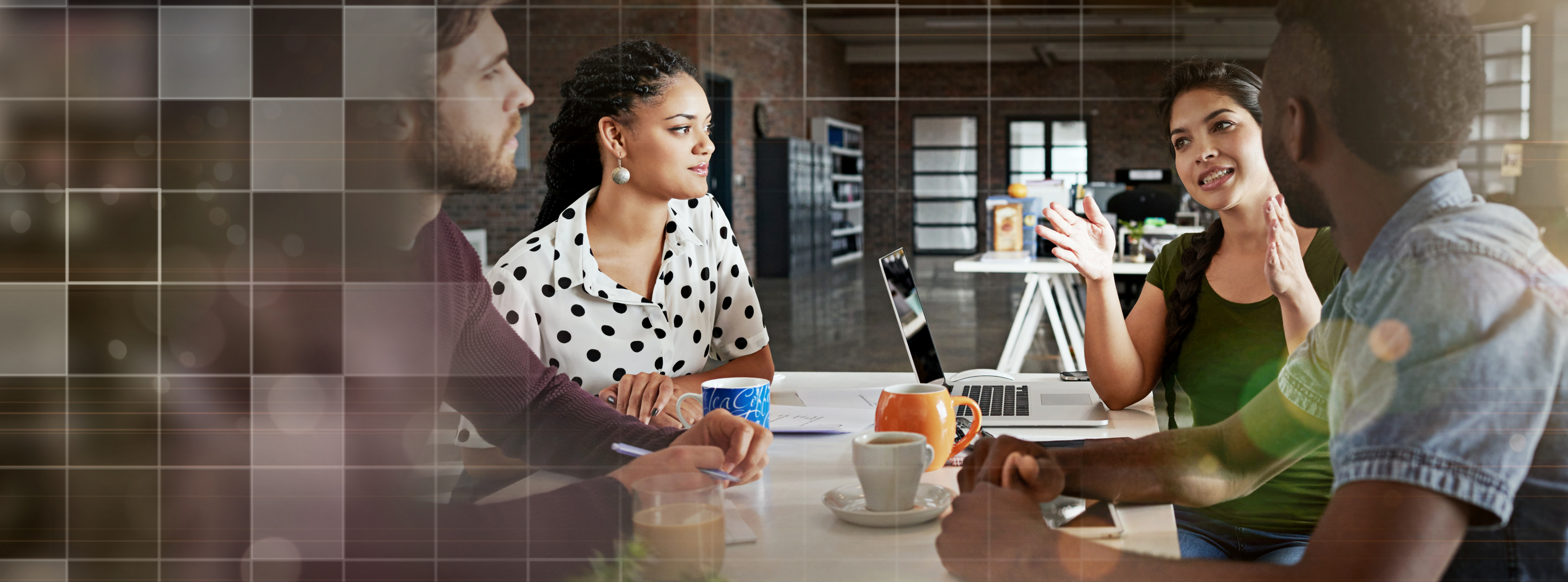 Team discussing IT infrastructure strategy